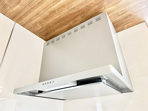 ■調理時の蒸気や匂いが換気扇に誘導され、効率的に排煙ができます。