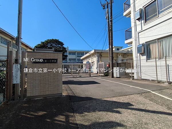 小学校 810m 鎌倉市立第一小学校