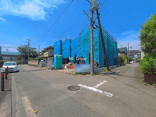 ■南道路で陽当り良好!開放感溢れる嬉しい角地(1号棟)です