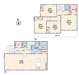 横浜市港北区大曽根台4期　新築戸建　全1棟　1号棟
