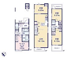 横浜市鶴見区東寺尾1丁目5 新築戸建 全5棟 4号棟