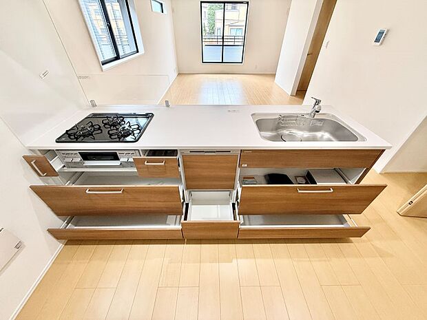 1号棟 ■料理がもっと楽しくなる、快適なキッチン空間