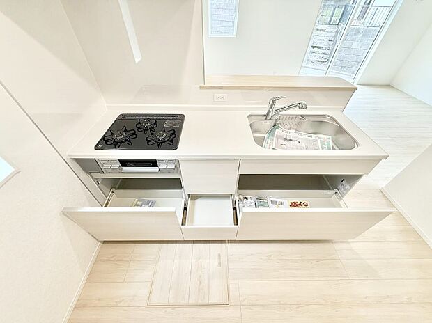 2号棟 ■料理がもっと楽しくなる、快適なキッチン空間