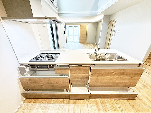 1号棟 ■料理がもっと楽しくなる、快適なキッチン空間