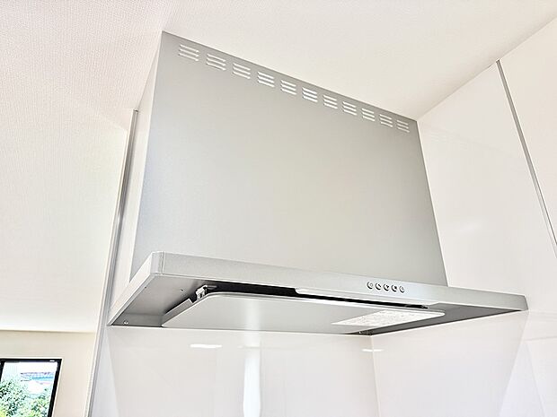 ■調理時の蒸気や匂いが換気扇に誘導され、効率的に排煙ができます。