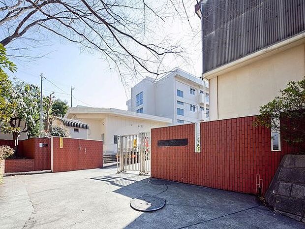 小学校 800m 横浜市立市ケ尾小学校