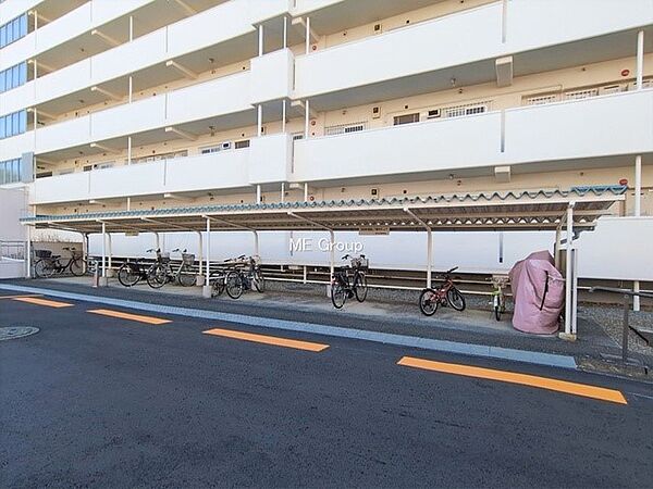 ■きちんと整備された駐輪場で、自転車の保管も安心です