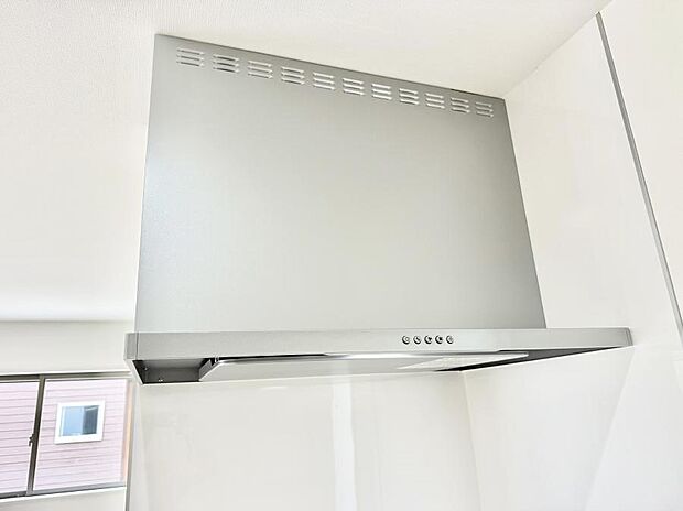 ■調理時の蒸気や匂いが換気扇に誘導され、効率的に排煙ができます。