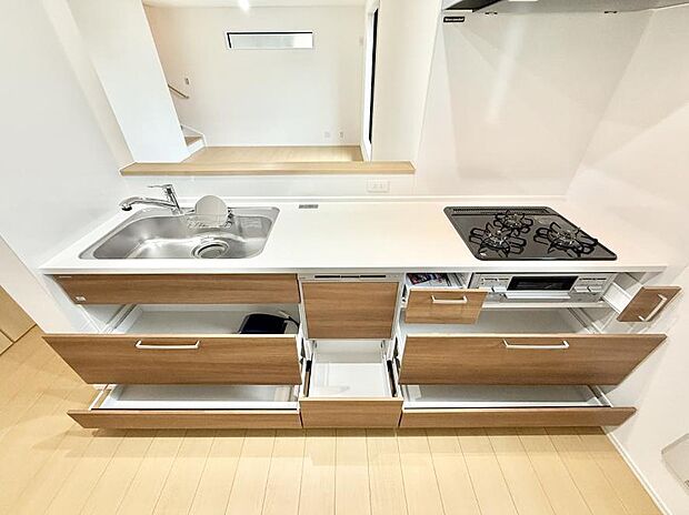 1号棟 ■料理がもっと楽しくなる、快適なキッチン空間