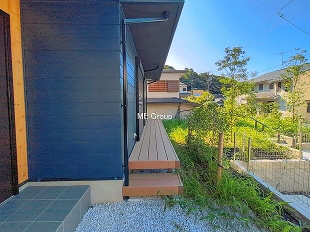 1号棟 ■天気の良い日はテラスでのんびり日向ぼっこ