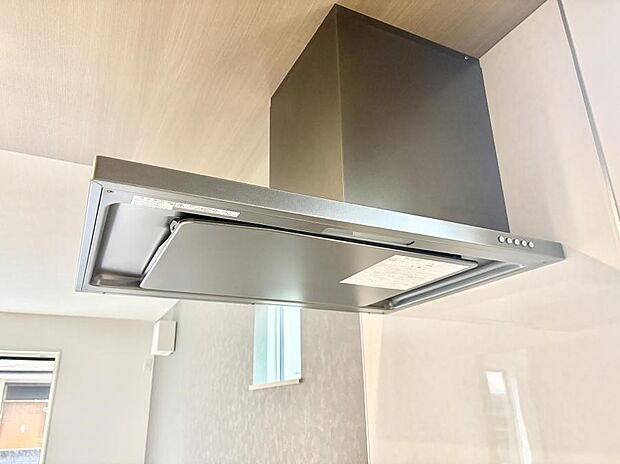 ■調理時の蒸気や匂いが換気扇に誘導され、効率的に排煙ができます。