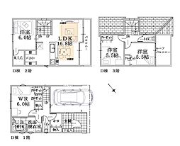 横浜市港北区鳥山町第2期　新築戸建　全3棟　D号棟
