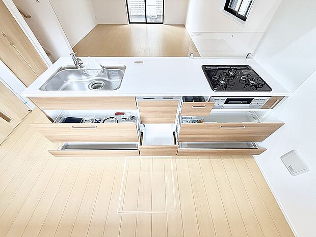 1号棟 ■家族の絆を深める、温もりのあるキッチン