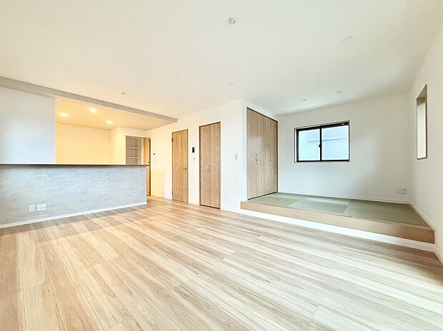 ■温もりを感じる、居心地のいいリビング