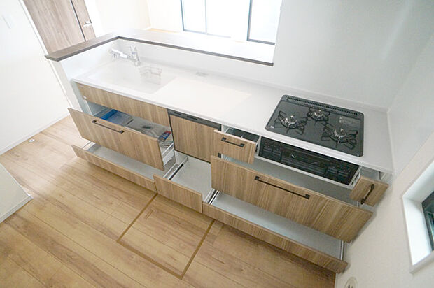 ■キレイに片付く、使いやすいキッチン