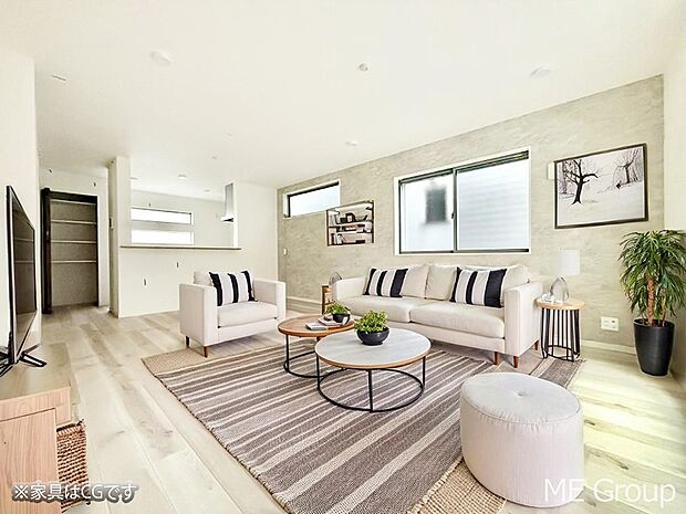 ■お気に入りの場所で、のんびりとした時間を※家具はCGです