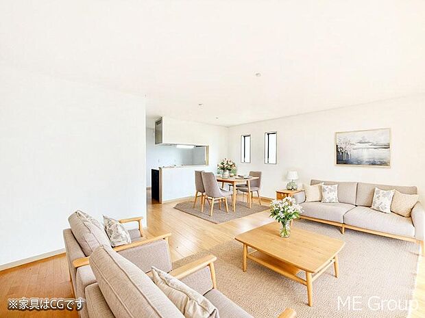 ■お気に入りの場所で、のんびりとした時間を※家具はCGです