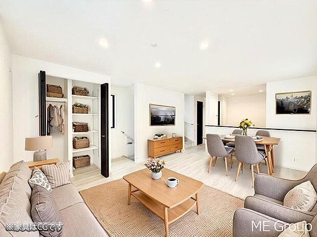 ■心落ち着く場所、ゆったり過ごせるリビング