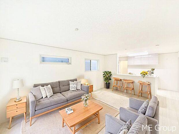 ■さりげないデザインが日常をセンスよく演出※家具はCGです