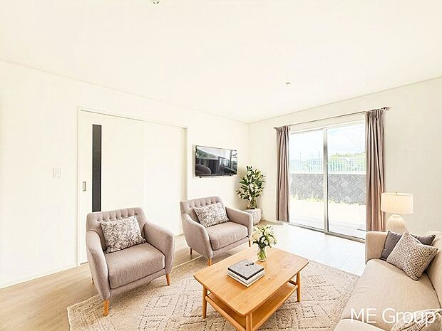 ■自然と心がほどける、リラックスできる場所　※家具はCGです