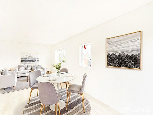 ■いつの間にか家族が集まっちゃうそんなリビングいいですよね※家具はCGです