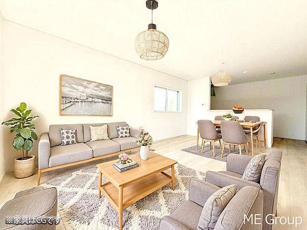 ■心落ち着く場所、ゆったり過ごせるリビング