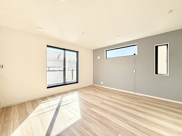 ■家族が自然と集まり、楽しい時間を過ごせるリビング