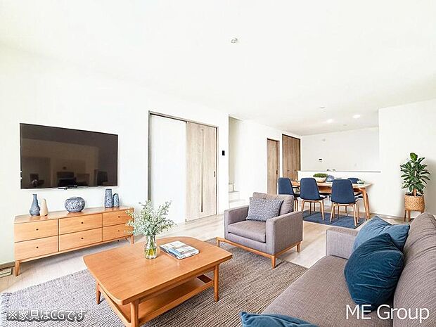 ■お気に入りの場所で、のんびりとした時間を※家具はCGです