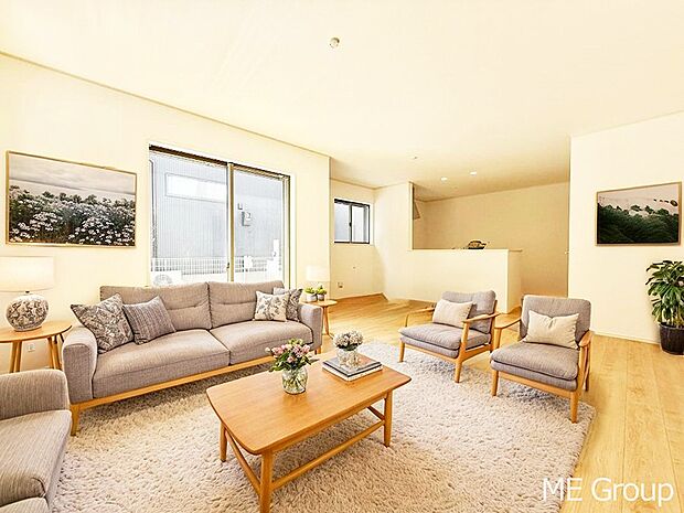 ■家具の配置がしやすく模様替えも楽しめる空間※家具はCGです