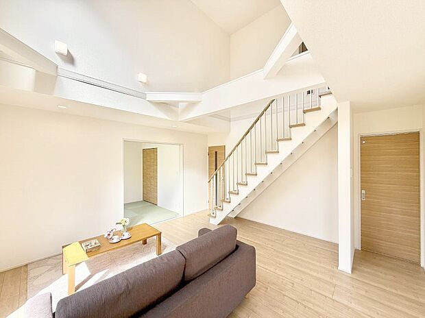 ■温もりを感じる、居心地のいいリビング