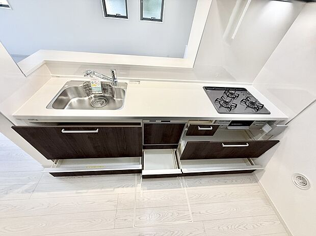 ■料理がもっと楽しくなる、快適なキッチン空間