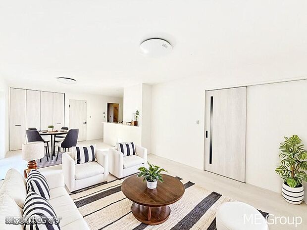 ■心落ち着く場所、ゆったり過ごせるリビング