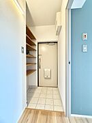 広々、綺麗な玄関でお客様をお出迎え  
