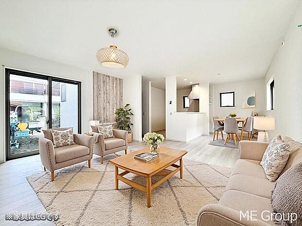 ■心落ち着く場所、ゆったり過ごせるリビング