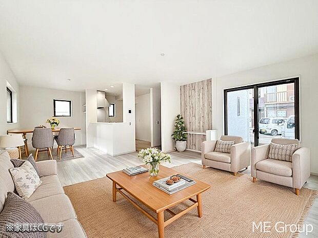 ■心落ち着く場所、ゆったり過ごせるリビング