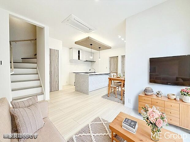 ■心落ち着く場所、ゆったり過ごせるリビング