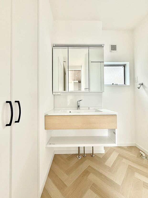 ■お洒落で清潔感のある洗面所