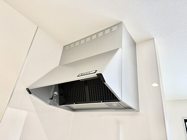 ■調理時の蒸気や匂いが換気扇に誘導され、効率的に排煙ができます。