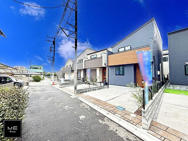 前面道路広々