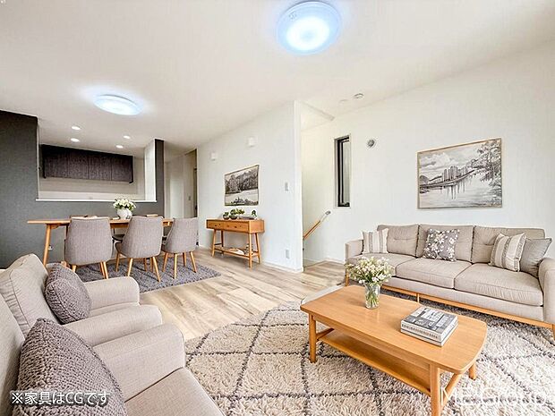 ■家族の笑顔があふれる、くつろぎの空間