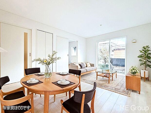 ■温もりを感じる、居心地のいいリビング