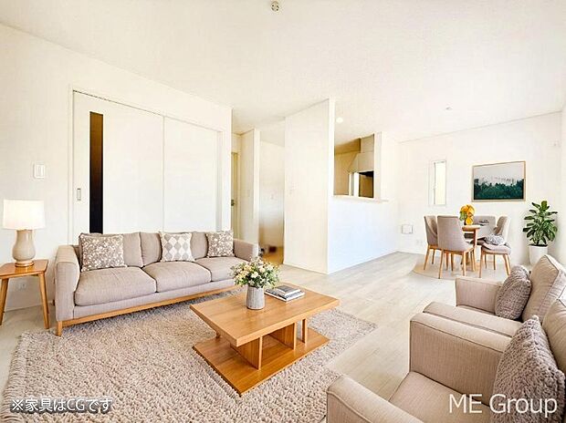 ■心落ち着く場所、ゆったり過ごせるリビング