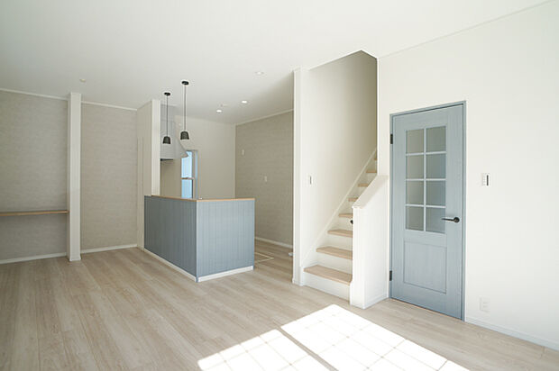 ■家族が自然と集まり、楽しい時間を過ごせるリビング