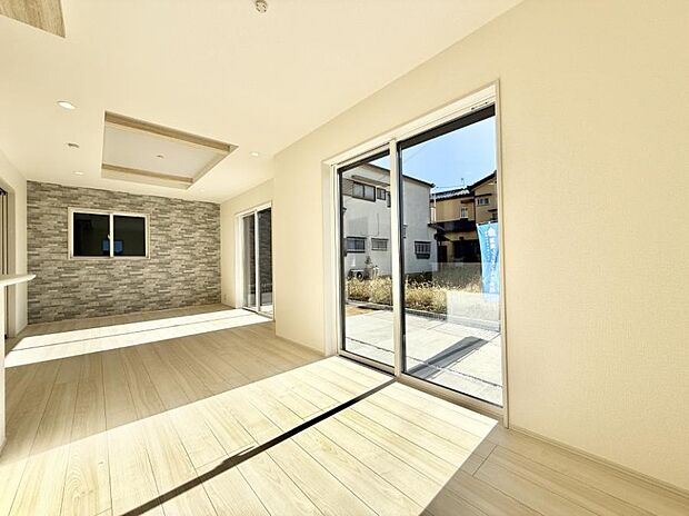 ■温もりを感じる、居心地のいいリビング