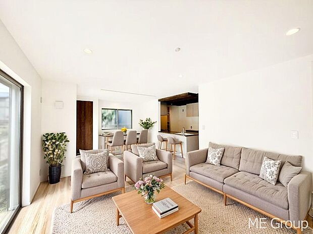 ■さりげないデザインが日常をセンスよく演出※家具はCGです