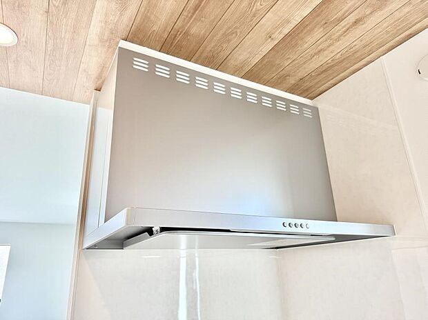 ■調理時の蒸気や匂いが換気扇に誘導され、効率的に排煙ができます。