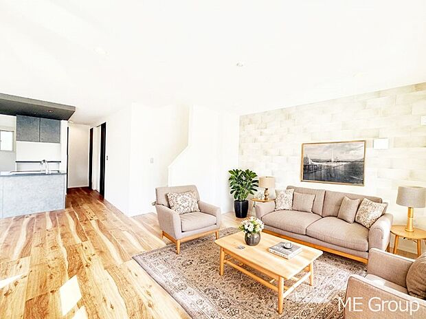 ■くつろぎと笑顔が集まる、心温まるリビング