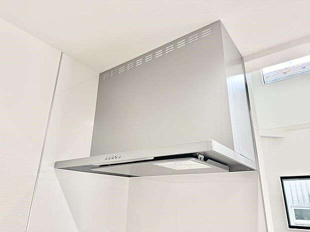■調理時の蒸気や匂いが換気扇に誘導され、効率的に排煙ができます。