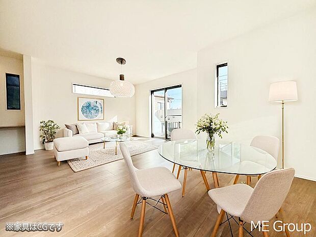 ■温もりを感じる、居心地のいいリビング