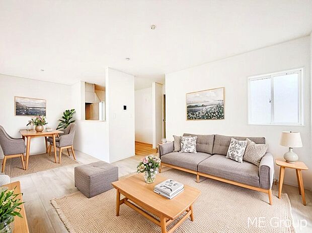 ■さりげないデザインが日常をセンスよく演出※家具はCGです